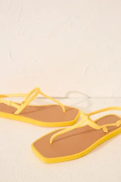 Women'secret Chanclas entrelazadas punta cuadrada