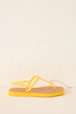 Women'secret Chanclas entrelazadas punta cuadrada