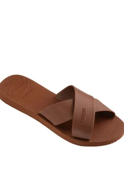 Havaianas Chanclas Hav. Aqua Marron Oscuro