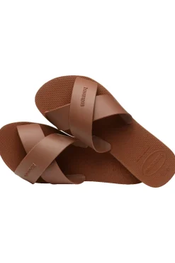 Havaianas Chanclas Hav. Aqua Marron Oscuro