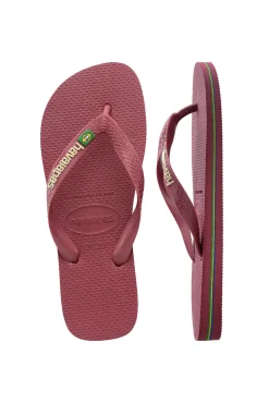 Havaianas Chanclas Hav. Brasil Logo Granate