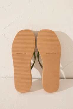 Women'secret Chanclas plataforma efecto rafia