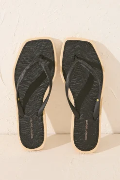 Women'secret Chanclas punta cuadrada serpiente