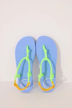 Women'secret Chanclas SmileyWorld® tiras cuerda verde