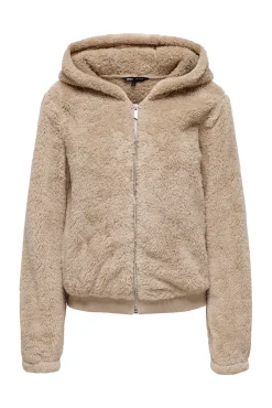 Only Maternity Chaqueta de pelo con cremallera maternity