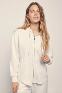 Dash and Stars Chaqueta modal tacto suave gris