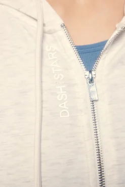 Dash and Stars Chaqueta modal tacto suave gris