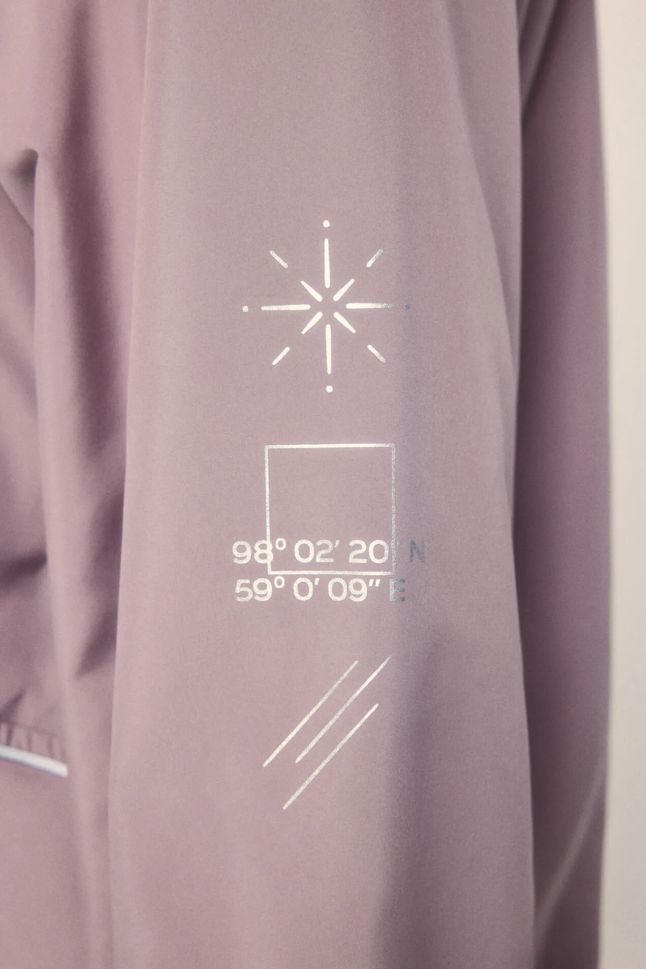 Dash and Stars Chaqueta reversible tejido técnico ligero