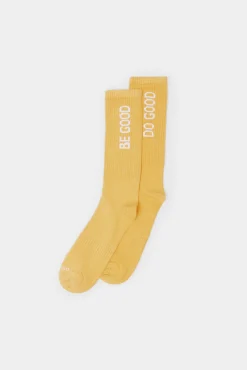 Springfield Chaussettes longues à côtes avec mots