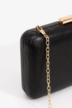 Vilanova Clutch efecto piel rectangular