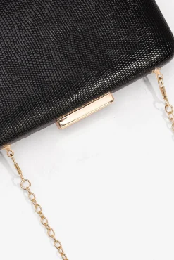 Vilanova Clutch efecto piel rectangular