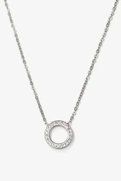 Vilanova Collar de acero inoxidable con aro