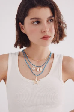 Springfield Collar múltiple estrella y conchas