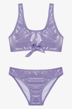 Crianças Penti Conjunto de bikini morado