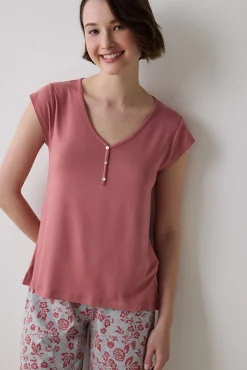 Penti Conjunto de pijama capri print flores