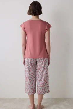 Penti Conjunto de pijama capri print flores