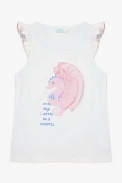 Crianças Penti Conjunto de pijama corto print marino