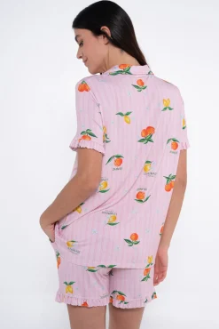 Ohma! Conjunto de pijama frutas premamá