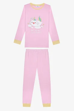 Crianças Penti Conjunto de pijama largo niña