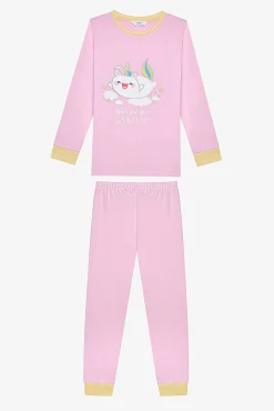 Crianças Penti Conjunto de pijama largo niña