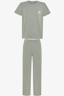 Penti Conjunto de pijama largo caqui