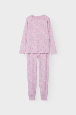 Crianças Name it Conjunto pijama corazones niña