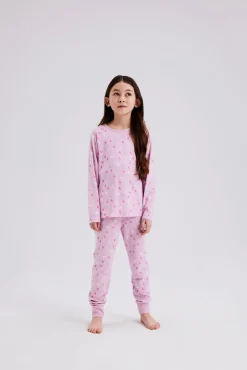 Crianças Name it Conjunto pijama corazones niña