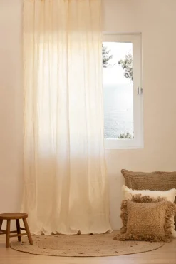 Calma House Cortina Fray 140x280 Crudo
