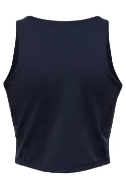 Only Play Crop top técnico sin mangas