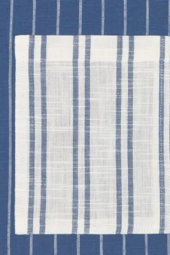 Textura Delantal algódon hilo tintado rayas