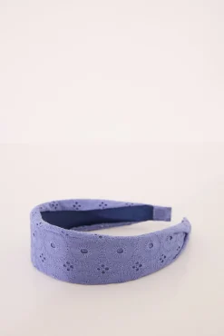 Women'secret Diadema pelo y blanco bordado