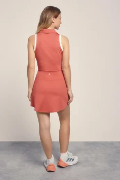 Dash and Stars Falda malla interior coral