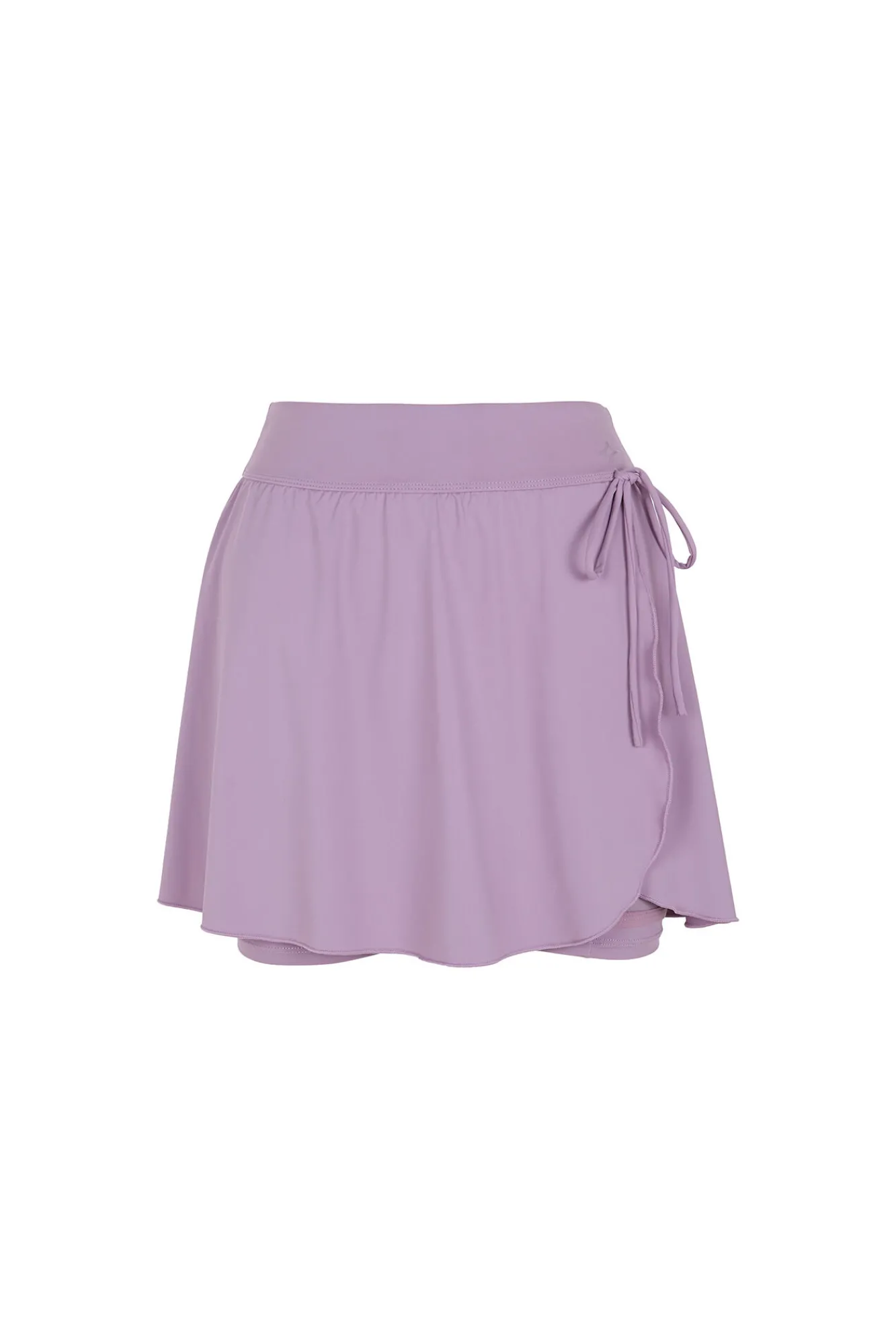Dash and Stars Falda microfibra lila malla interior