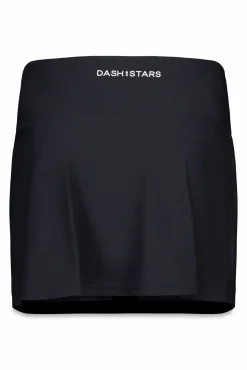 Dash and Stars Falda microfibra negra malla interior