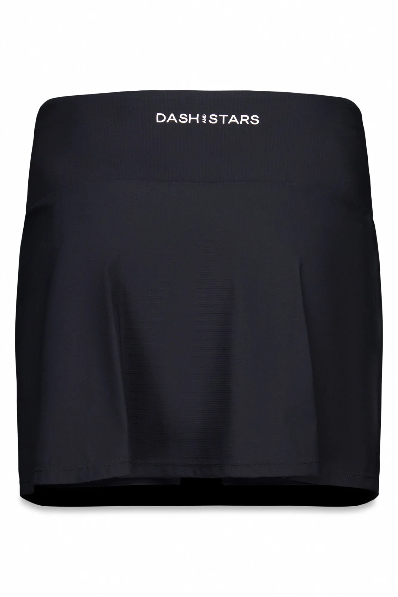 Dash and Stars Falda microfibra negra malla interior