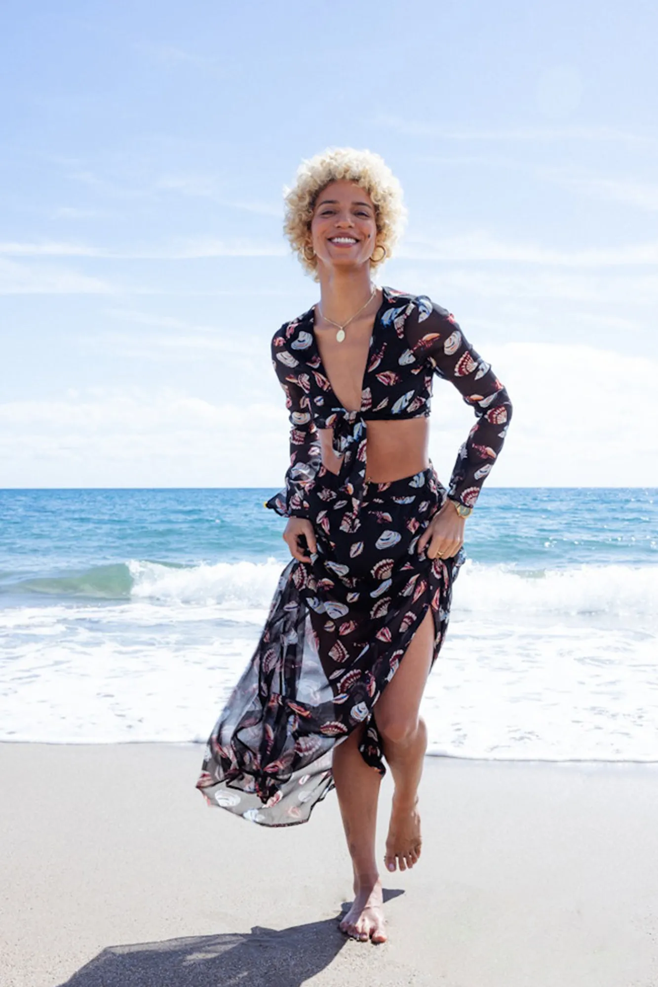 Only Falda midi