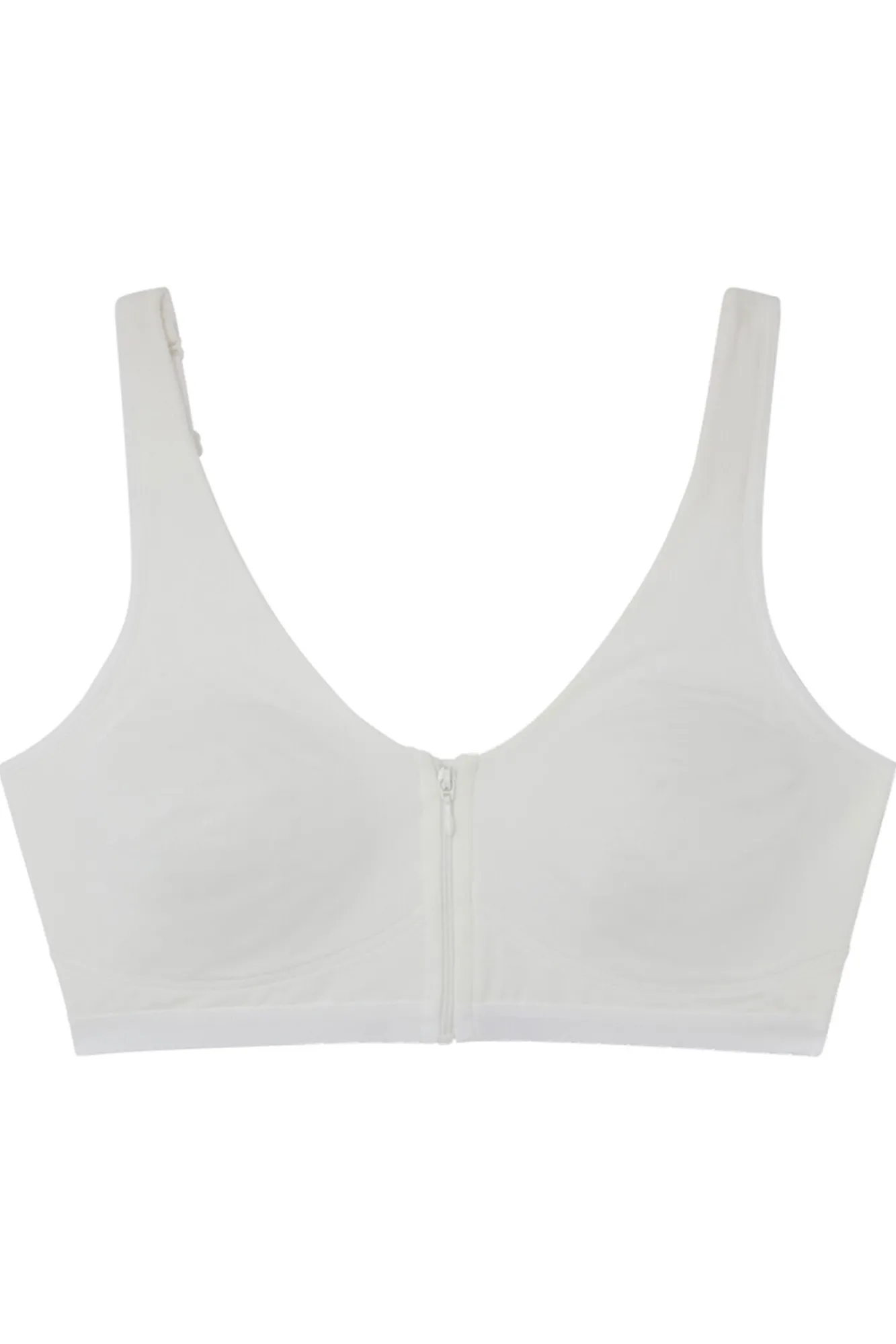 Women'secret FANTASTIC Sujetador halter postoperatorio algodón blanco