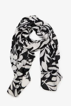 Cortefiel Fular floral bicolor
