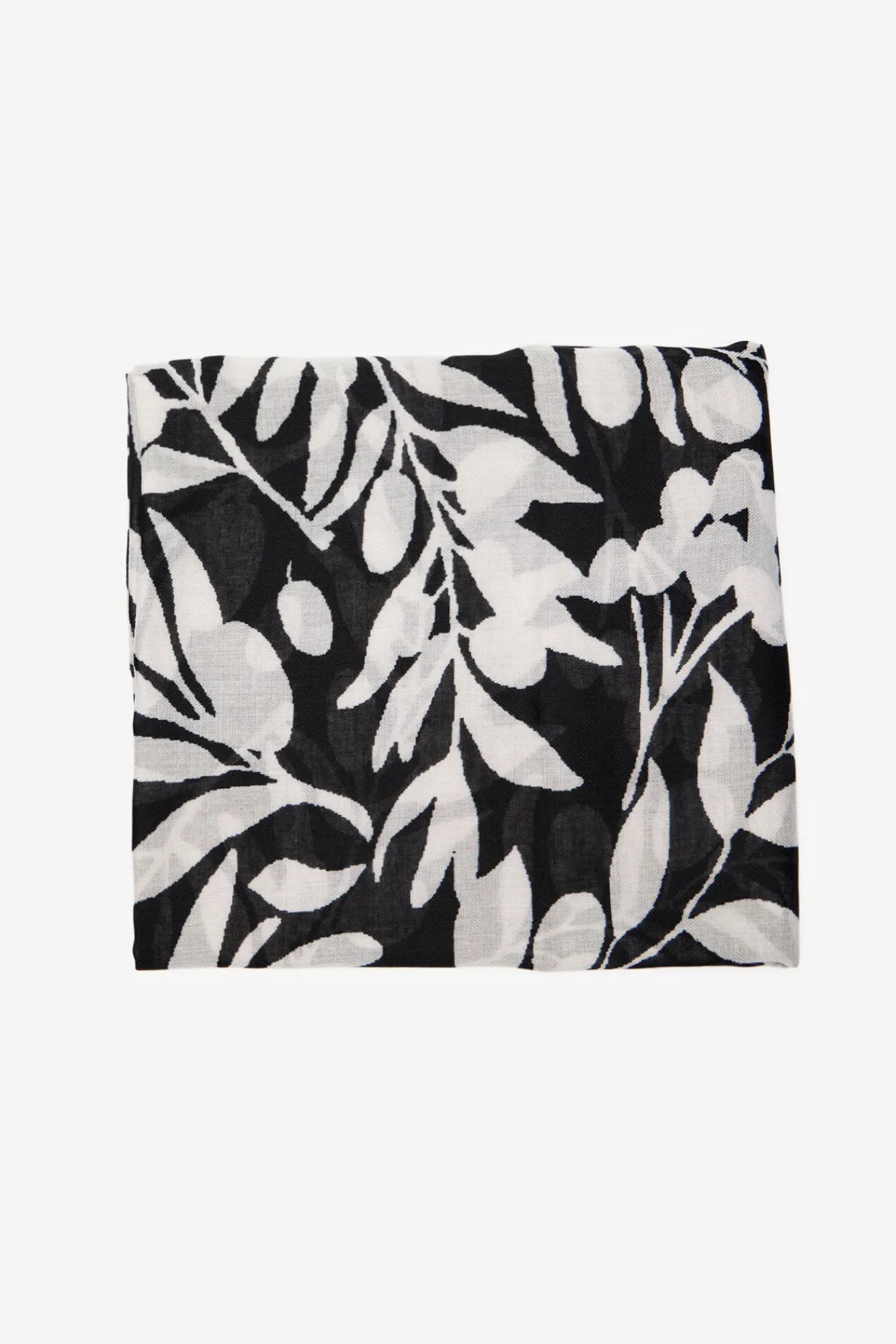 Cortefiel Fular floral bicolor