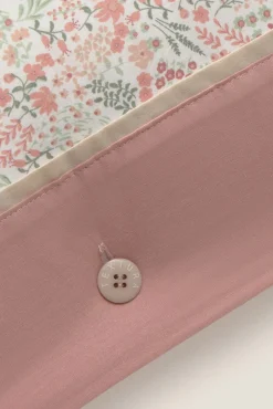 Textura Funda almohada algodón flores