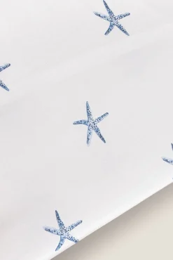 Textura Funda almohada algodón motivos marinos