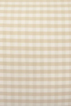 Textura Funda almohada algodón satén cuadros vichy