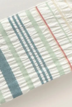 Textura Funda almohada rayas seersucker
