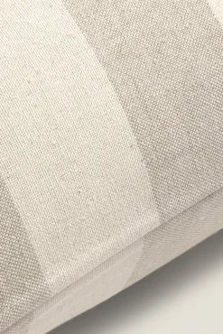 Textura Funda cojín 100% algodón rayas 30x50cm.