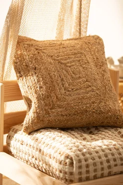 Calma House Funda de cojín Ural Natural 60x60 cm.
