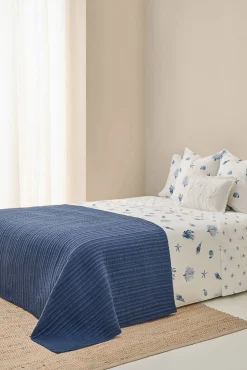 Textura Funda nórdica algodón motivos marinos