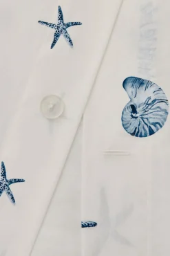 Textura Funda nórdica algodón motivos marinos