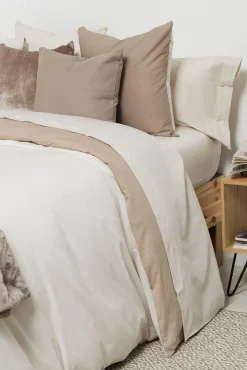 Textura Funda nórdica algodón percal reversible. Cama 135-140cm.