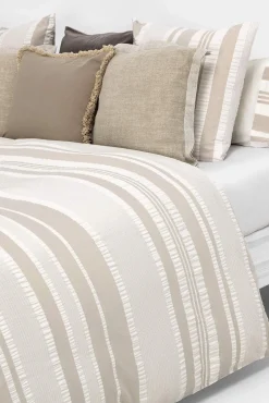 Textura Funda nórdica algodón rayas. Cama 180-200cm.