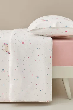 Textura Funda nórdica algodón unicornios